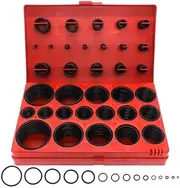 OZNALA 419 PCS Rubber O Ring Kit Metric Grommet Seal Plumbing Garage O-Ring Assortment