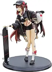[GOLEHS] Genshin Impact Hu Tao Skateboard Figurine – 9 Inches Tall, 7 Inches Wide – Collectible Action Figure