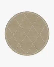 245' Round | Machine Washable Runner Rug | Kid & Pet Friendly | Indoor Rug | Jesper Stone Rug | Ruggable