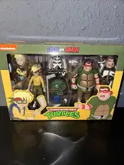 NECA TMNT cartoon Zach and Smash figures 2 pack Teenage Mutant Ninja Turtles NEW
