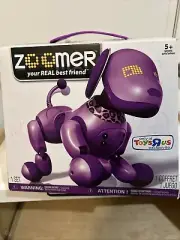 NEW Spin Master Zoomer Zoomie Electronic Interactive Red/Pink Robot Dog