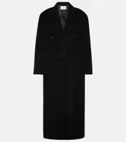 [The Frankie Shop] The Frankie Shop Gaia oversized wool-blend coat AU 16 black