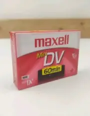 1 NEW Maxell Mini DV 60 Min Tape Video Camera Camcorder Sealed DVM60SE
