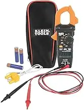 Digital Clamp Meter, HVAC Electrical Tester with TRMS, for AC Current and AC/DC Voltage, Klein Tools CL320