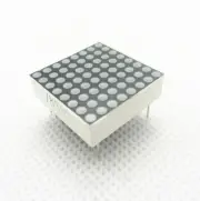 5PCS LED dot matrix 1.9mm 8X8 Red common anode 38 * 38mm 16 feet K85