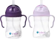 Sippy Cup with Weighted Straw for 6 Month plus Babies to Toddlers, Grape/Boysenb