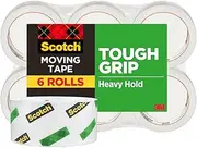 Scotch Tough Grip Moving Packaging Tape ,48 mm x 50 m 6 rolls/ pack