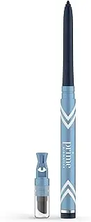 [PRIME PROMETICS] PrimeEyes Glide Eyeliner for Mature Women – Water-Resistant, Long-Stay and Mess-Proof – Gel Cream Texture, Discreet Sharpener and Effective Smudger (Sapphire (blue))