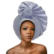 Auto Gele Headtie Already Made African Head Wraps for Women Turban Gelee Nige...