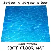 FOAM PLAY MATS, LARGE INTERLOCKING FOAM PLAY MATS - WATER DESIGN