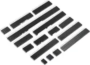 BIZOCA 10PCS Single Row Pin Female Header Socket Pitch 2.54mm 1 * 2p 3p 4p 5p 6p 7p 8p 9p 10p 12p 14p 16p 18p 20p 22p 40p Pin Connector(10pcs 1x5pin)