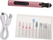 FOMIYES Manicure Drill Machine Electric Manicure Set Nail Art Polisher Trimmer Tool