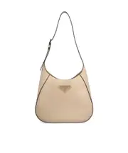 Logo medium size shoulder bag One size Nude