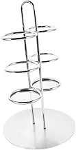 Food Clip Rack Spoons Party Utensil Holder Fork and Spoon Holder Knife Fork Metal Rack Utensil Rack for Kitchen Countertop Utensil Holder Kitchen Tool Hook Stainless Steel Silver
