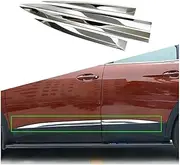 Bumper Detector Stainless Steel Side Door Body Trim Stick Strip Molding Compatible for Peugeot 3008 GT 3008GT 4008 2016 2017 2018 2019 2020