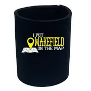 Put On The Map Wakefield - Funny Novelty Stubby Holder