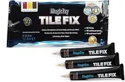 MagicEzy Tile Fix (Terracotta Kit) - Bathroom Floor Tile Scratch Repair Filler - Easy Crack Repair - Super Strong