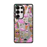 Galaxy S25 Ultra Impact Case Chilling with the Funky Cats iPhone case by Mulga