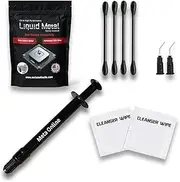 Liquid Metal Thermal Paste 5 Gram Pack - 130 W/m'K - Highest Thermal Conductivity - Made in USA -PS5, CPU, GPU, Laptop - 5 Grams Eco Package - Ready to Apply Liquid Metal for PS5