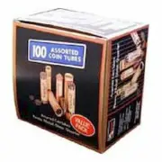 100 Preformed Assorted Paper Coin Wrapper Tubes