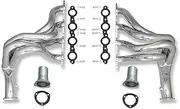 Doug's Fenderwell Header 62-67 Nova 4.8-6.2L LS Engine Swap 1 3/4" Primary 3" Collector Silver Ceramic Coated D366