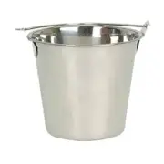 Thunder Group SLPAL006 6 Qt Stainless Steel Utility Pail w/ Swing Handle