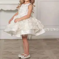 在飛比找Yahoo!奇摩拍賣優惠-兒童禮服童裝春超仙無袖蓬蓬裙一周歲禮服女兒童禮服源頭工廠