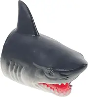 ibasenice Interactive Shark Hand Puppet Cute Storytelling for Realistic Design for Creative Play Present for Birthdays and Childrens Materials for Safe Fun