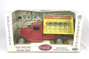 Coca - Cola Gearbox 1930s Stamped Steel Bottling Truck Glass Bottles 2001 NIB