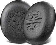 SOULWIT Earpads Replacement for Jabra Evolve2 65 (Evolve 2 65MS 65UC MS UC)/Evolve2 40 (40UC 40MS USB)/Elite 45h On-Ear Wireless Headset, Ear Pads Cushions with Softer Protein Leather - Black