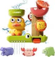 Bath Toys for Toddlers Age 1 2 3 Year Old Girl Boy, Preschool Kids Baby Bathtub
