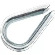 (100)-Campbell 3/8 In. Galvanized Wire Rope Cable Thimble. Model: T7670649
