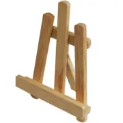 8" Rubber Wood Decorative Plates Bowls Display Stand Holder Rack