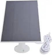 8W Solar Panel for Security Camera Outdoor, 5V USB Solar Panel Charger for Bird Feeder Camera for Stick Up Cam and Other Type C, Micro USB Devices, IP66, Adjustable Mount (White)