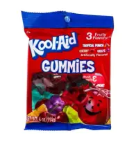 Kool-Aid Sours Original Gummies Assorted (Pack of 12 Bags) - 4 oz