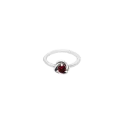 (W) Pandora January Eternity Circle Ring Red