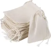 Reusable 100% Cotton Net Fabric Fruit Protection Bags with Drawstring (Pack of 5