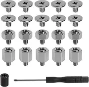 M.2 SSD NVMe Screws Mounting Kit PC Motherboard Screw Kit Compatible with ASUS Motherboards with Stud and Screwdriver Computer Parts