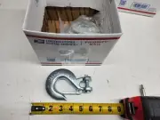 Lot of 7 King Chain 224970 3/8" Grade 43 Clevis Slip Hooks w/ Safety Latch Brand