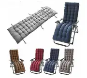 155cm Lounger Cushion Pad Replacement Cotton Seat Pad For Recliner Gray