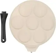 Pancake Pan Aluminum Alloy Anti Stick High Efficiency Ergonomic Handle Egg Pan Hamburger Breakfast Cooking Gas Stove