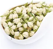 Flower Tea 50g (0.11LB) Jasmine Flower Tea Early Spring 100% Natural Organic Blooming Herbal Tea Health Care Jasmine Flowers Tea Scented Tea Chinese Tea