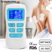 TENS Machine EMS Device Microcurrent Unit Pain Relief Massager with TENS Pads