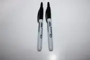 2 Sharpie Retractable Permanent Pens Black Ultra Fine Point Markers 2 Count
