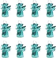 50804 12-Piece LB Metallic Wrapped Balloon Weights
