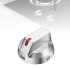 5 Pieces Cooktop Burner Knob Stoves Knob for Cooktop Burner Range Gas Stoves