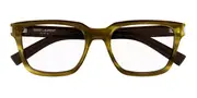 Saint Laurent SL 621 006 Men's Glasses Tortoiseshell Size 54 - Private Health Rebate - Blue Light Block Available