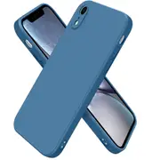 MCC iPhone XR Soft Liquid Silicone Shockproof Case Cover Apple iPhoneXR [Dark Blue]