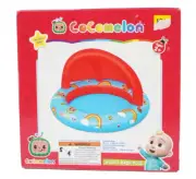 Cocomelon Shaded Baby Pool Inflatable Swimming Water Blow Up Toy Ages 2+