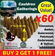 Cauldron Gatherings Benben US Incense 60xBackflow ~ Vegan ~ High Fragrance Load